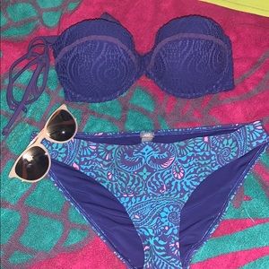 Aerie swim suit- push up top